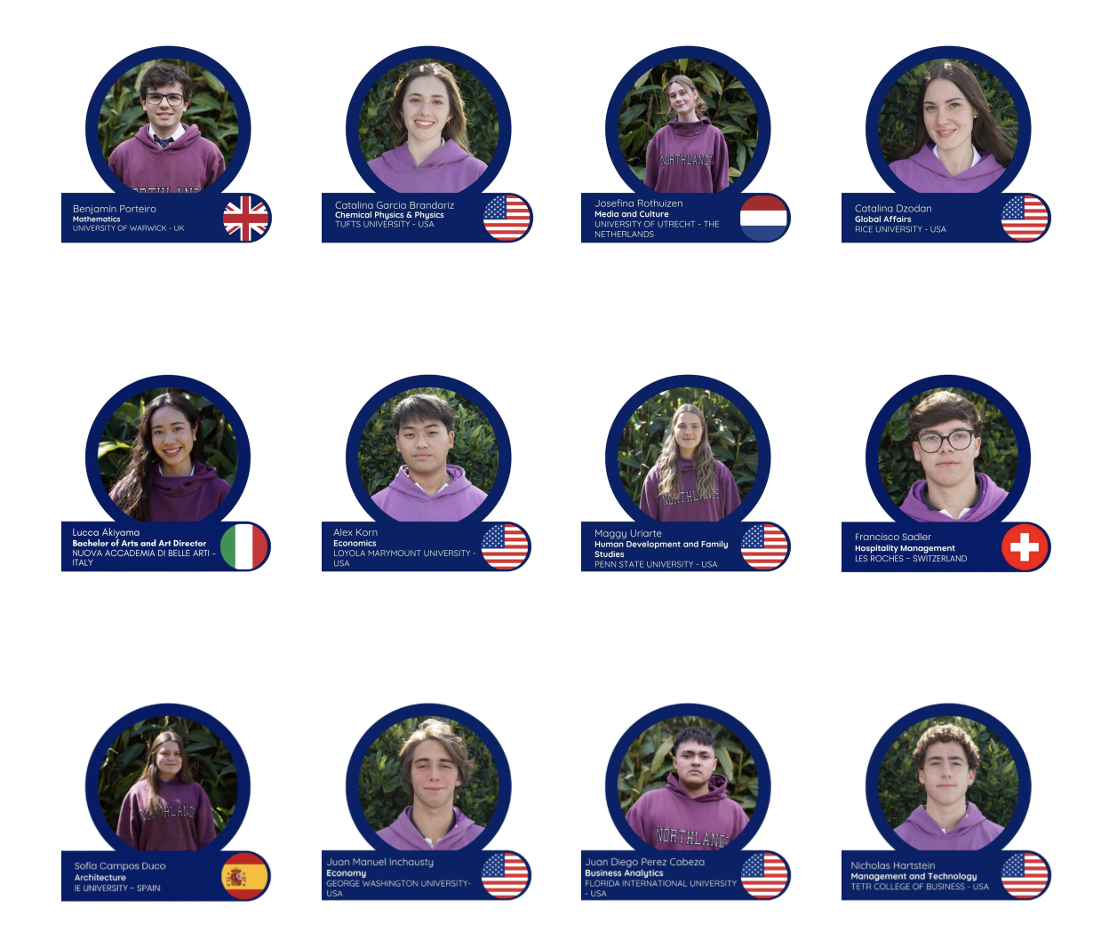 2026 University Counselling Updates – Old Northlanders that are going to study abroad!